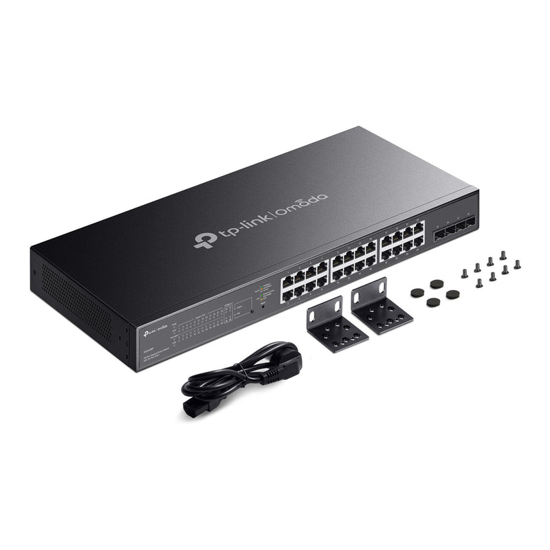 Load image into Gallery viewer, Tp-link omada sg2428p jetstream 28-poorts gigabit smart-switch (zwart, 24x poe+)
