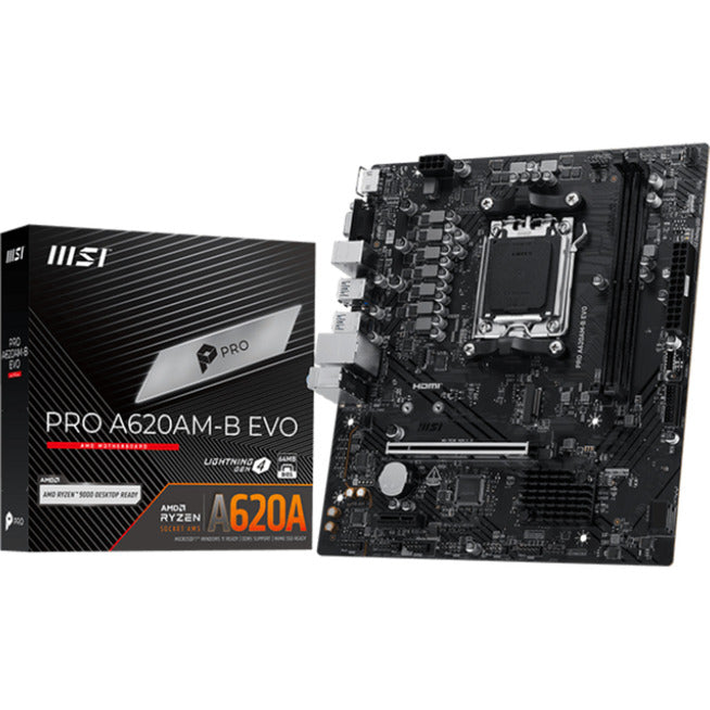 Load image into Gallery viewer, Msi pro a620am-b evo socket am5 moederbord (raid, 2.5gb-lan, sound, µatx)
