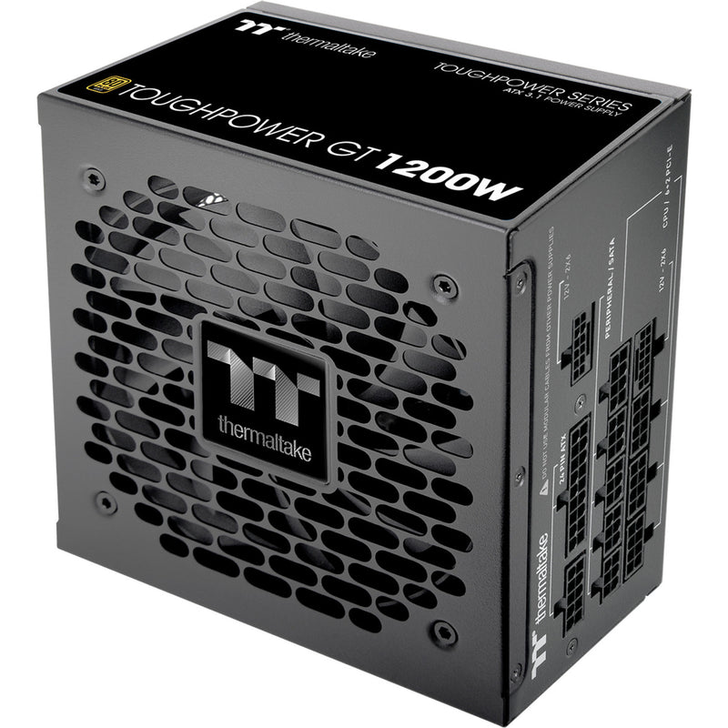 Load image into Gallery viewer, Thermaltake toughpower gt modulaire 1200 watt voeding (zwart, 5x pcie)
