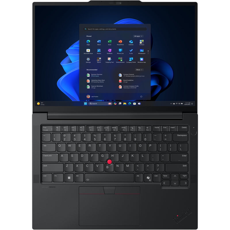Load image into Gallery viewer, Lenovo thinkpad e14 gen 7 (21sx002kmh) 14 laptop (zwart | ultra 7 255h | arc 140t | 16 gb | 512 gb ssd)
