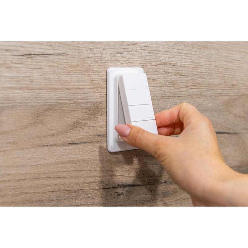 Load image into Gallery viewer, Shelly blu rc button 4 zb afstandsbediening (wit, bluetooth 5 (le), zigbee)
