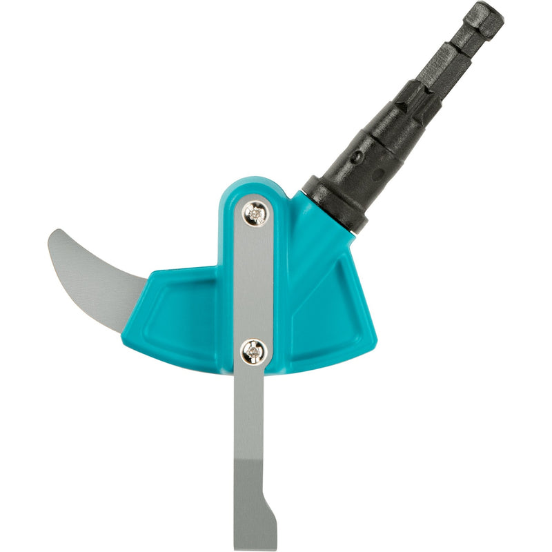 Load image into Gallery viewer, Gardena 2-in-1 combisystem onkruidwieder voor patio’s voegenkrabber (turquoise, 3607-20)
