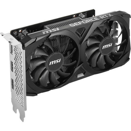 Msi geforce rtx 3050 ventus 2x e 6g oc grafische kaart (2x hdmi, 1x displayport, dlss)
