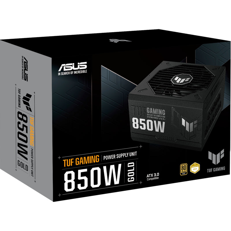 Load image into Gallery viewer, Asus tuf gaming gold modulaire 850 watt voeding (zwart, 1x 12v-2x6, 3x pcie)
