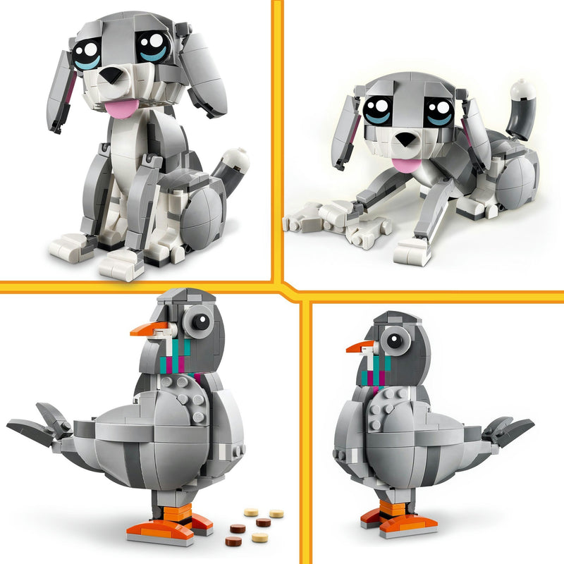 Load image into Gallery viewer, Lego creator 3in1 speelse kat, hond en duif speelgoed voor meisjes en jongens 8 jaar vanaf 31163
