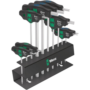 Wera bicycle set 6, 10‑delig schroevendraaier (zwart groen)