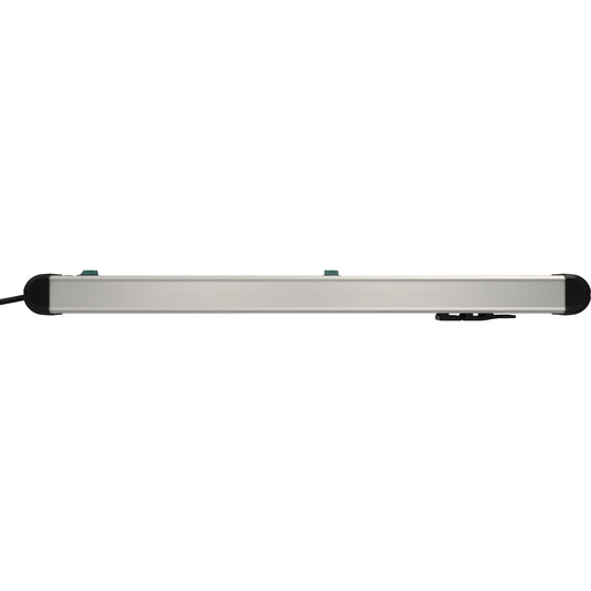 Brennenstuhl premium-alu-line stekkerdoos 12-voudig 3 m h05vv-f 3g1,5 2x 6-voudig schakelbare contactdozen