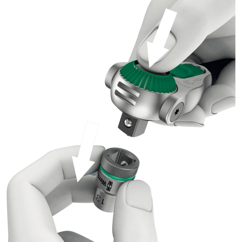 Load image into Gallery viewer, Wera 8100 sa 6 zyklop speed-ratelset 1 4 gereedschapsset (28-delig)
