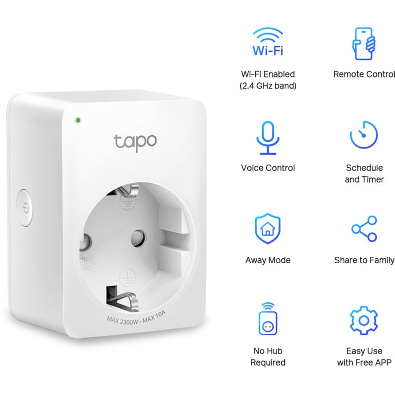 Load image into Gallery viewer, TP-Link TAPO P100 Mini Wifi-stopcontact (4 pack)

