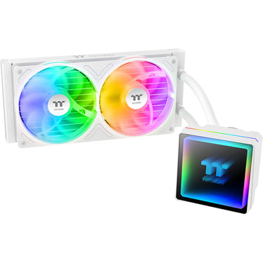 Thermaltake th240-s v3 argb sync aio liquid cooler - snow edition waterkoeling (wit)