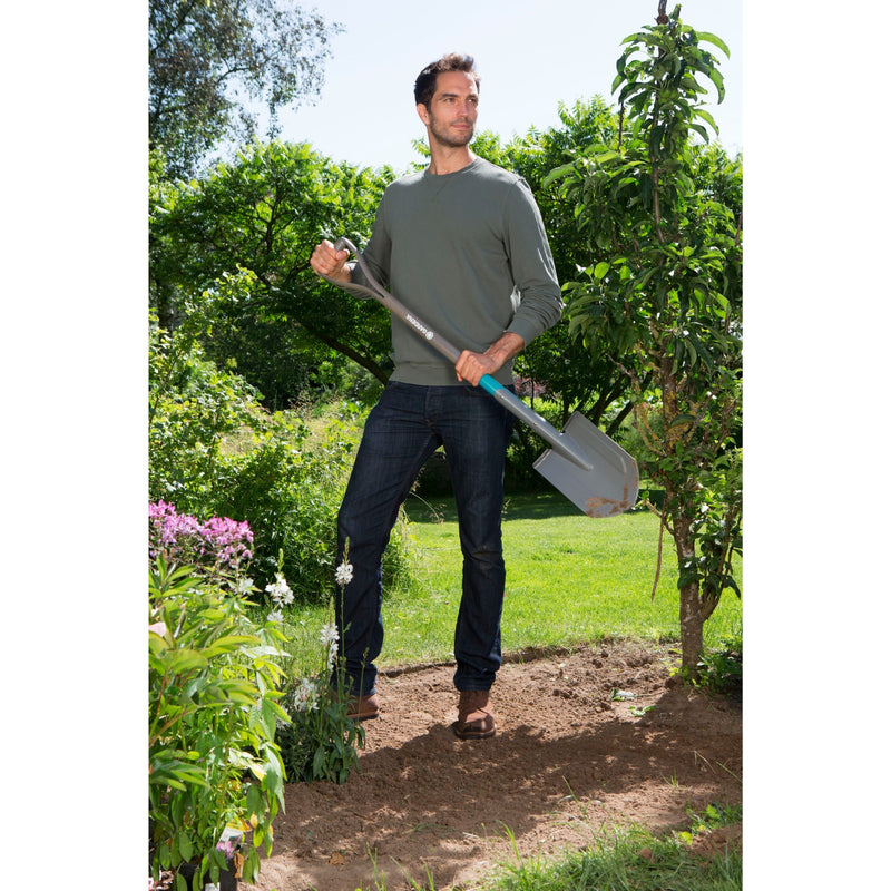 Load image into Gallery viewer, Gardena natureline puntspade (houtkleur turquoise, 17001-20)
