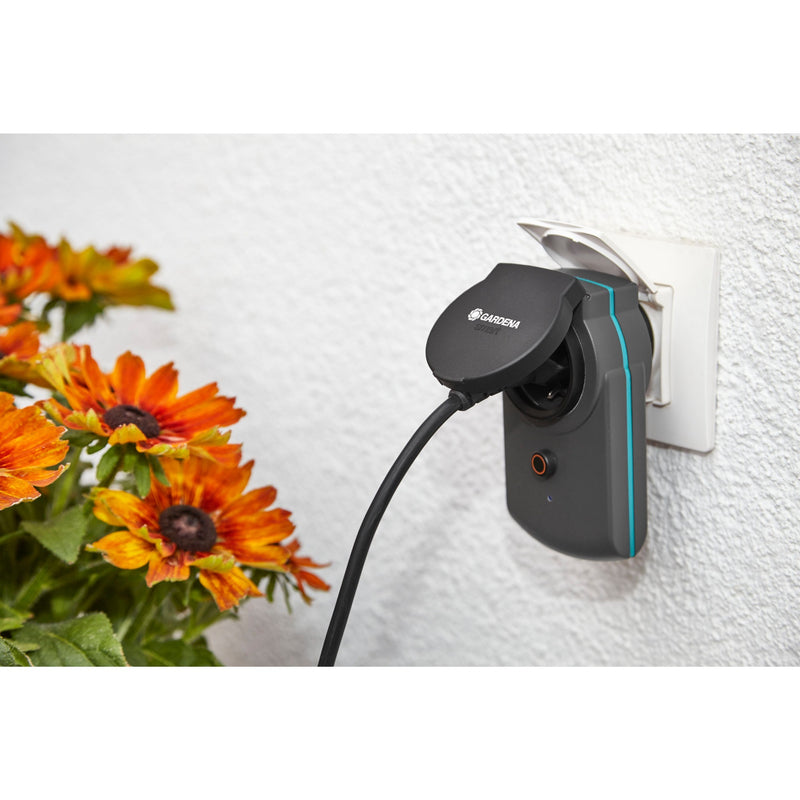 Load image into Gallery viewer, Gardena smart power adapter wandcontactdoos (zwart, 19095-20)
