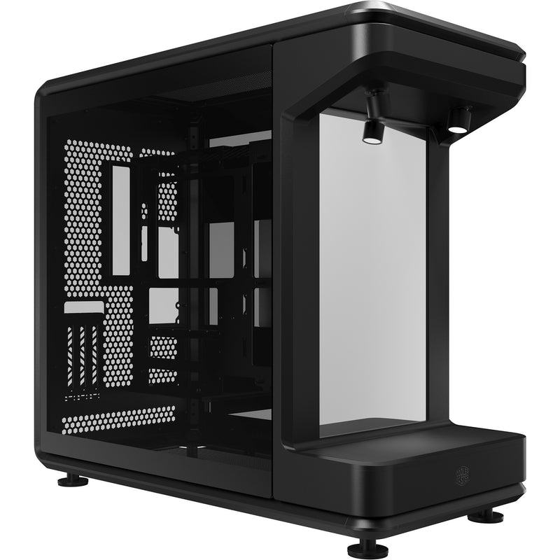Load image into Gallery viewer, Cooler master masterframe 360 stage mirror midi tower behuizing (zwart | 2x usb-a | 1x usb-c | rgb | tempered glass)
