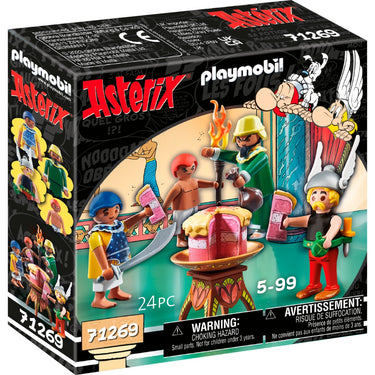 Playmobil asterix - de vergiftigde taart van plurkis constructiespeelgoed (71269)