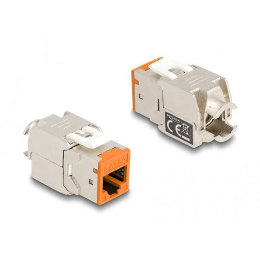 Delock rj45 jack > lsa cat 6a toolfree keystone module (meerkleurig, 8 stuks)