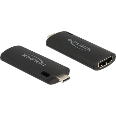Delock hdmi video capture stick usb-c adapter (zwart)
