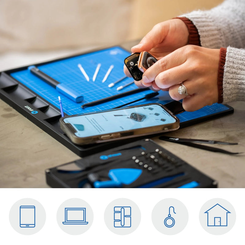 Load image into Gallery viewer, Ifixit fixmat beschermingsmat (blauw zwart)

