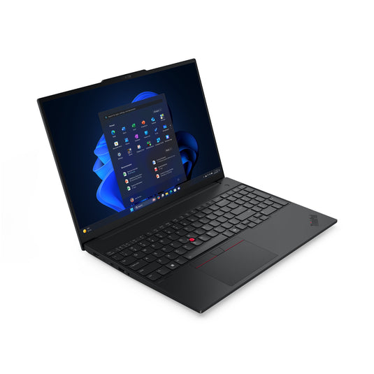 Lenovo thinkpad e16 gen 3 amd (21st005xmh) 16 laptop (zwart | ryzen 7 250 | radeon 780m | 32 gb | 1 tb ssd)