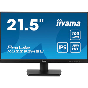 Iiyama prolite xu2293hsu-b7 21.5 monitor (zwart, 1x displayport, 1x hdmi, 2x usb-a)