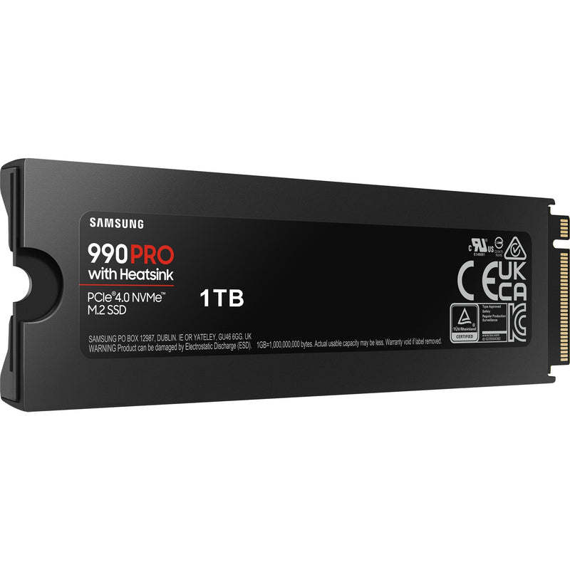 Load image into Gallery viewer, Samsung 990 pro heatsink 1 tb ssd (pcie 4.0 x4, nvme 2, m.2 2280, rgb leds)
