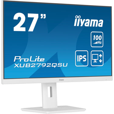 Iiyama prolite xub2792qsu-w6 27 monitor (wit, hdmi, displayport, 4x usb-a, usb-b)