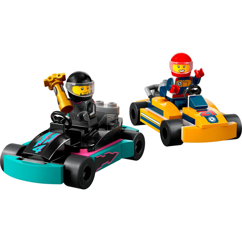 Afbeelding laden in galerijviewer, Lego city karts en racers - 60400
