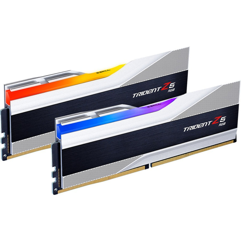 Load image into Gallery viewer, G.skill trident z5 rgb 32 gb ddr5-6400 (2x 16 gb) werkgeheugen (zilver, f5-6400j3239g16gx2-tz5rs, xmp 3.0)
