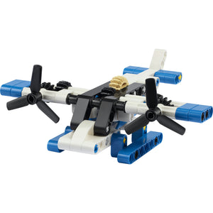 Lego technic - wit watervliegtuig constructiespeelgoed (30736, retail)