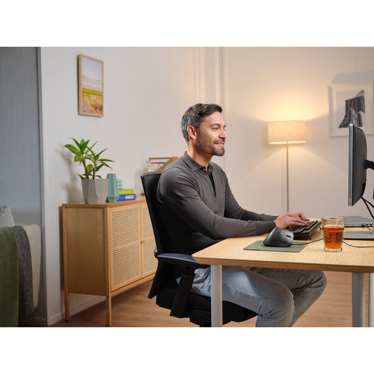 Trust bayo ii ergonomische muis (zwart, 800 dpi - 2.400 dpi)