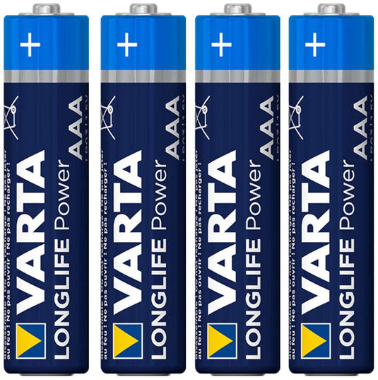 Varta longlife power micro aaa battery (4 pieces)