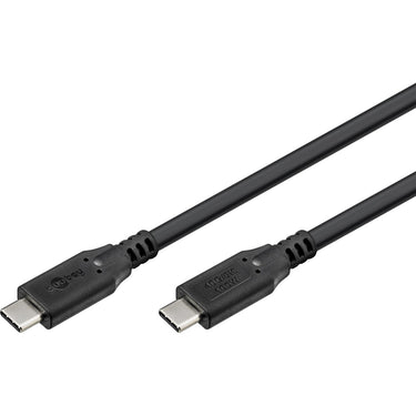 Goobay usb-c 4.0 > usb-c kabel (zwart, 2 meter)