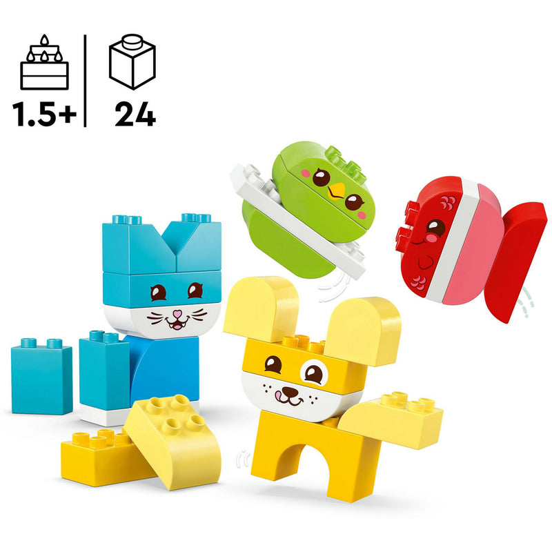 Load image into Gallery viewer, Lego duplo 10477 3-in-1 mijn eerste creatieve huisdieren
