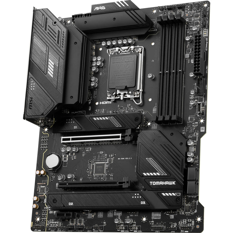 Load image into Gallery viewer, Msi mag b760 tomahawk wifi socket 1700 moederbord (zwart, raid, 2.5 gb-lan, wi-fi 6e, bt, sound, atx)
