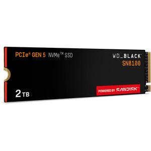 Wd black sn8100 2 tb ssd (pcie 5.0 x4, nvme 2.0, m.2 2280)