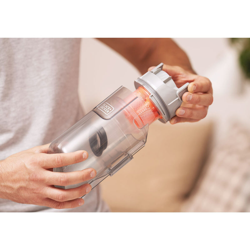 Load image into Gallery viewer, Black+decker bhfea18d1-qw 18v 2.0ah 2-in-1 steelstofzuiger met verwijderbare accu (18v 2.0ah accu en oplader inbegrepen)
