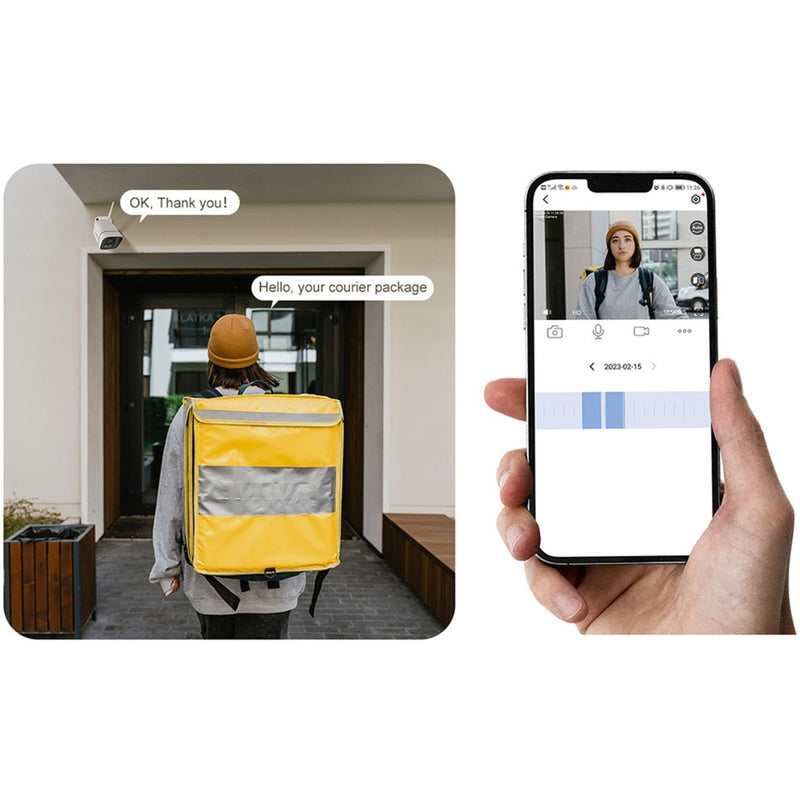 Load image into Gallery viewer, Foscam v5p, 3k 5mp dual-band wifi camera met geluid- en lichtalarm (zwart)
