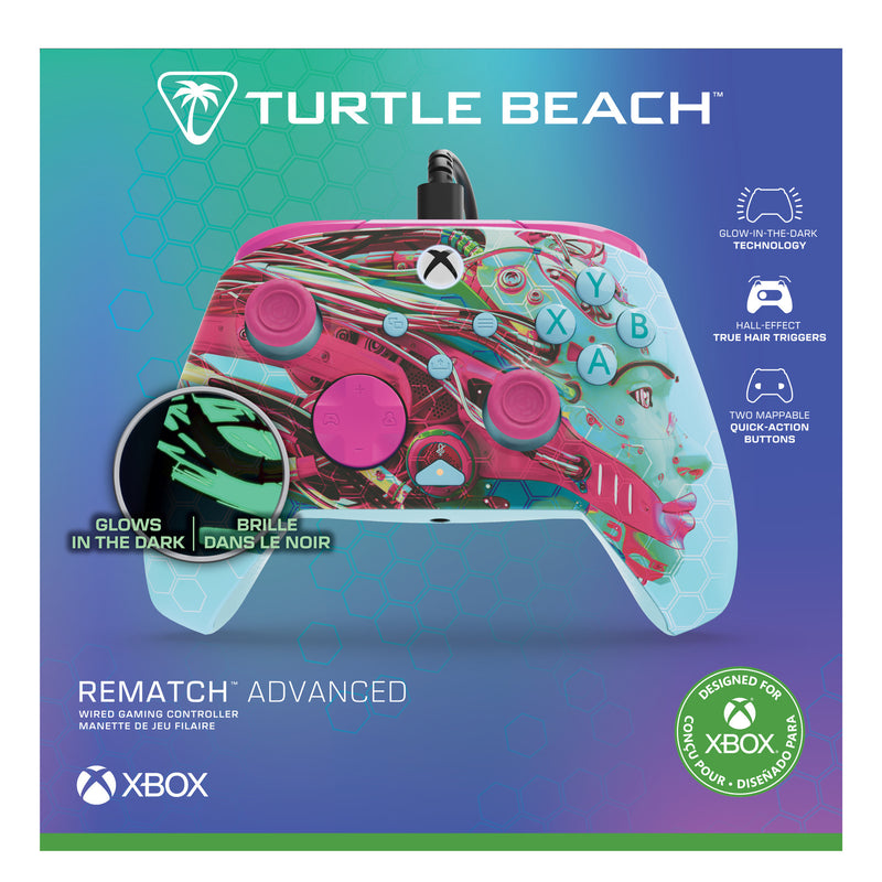 Load image into Gallery viewer, Turtle beach pdp rematch glow geavanceerde bedrade controller (android dreams, xbox serie x|s, xbox one, pc)
