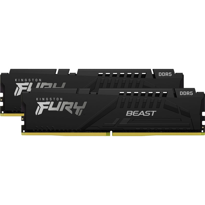 Load image into Gallery viewer, Kingston fury beast 32 gb ddr5-6000 (2x 16 gb) werkgeheugen (zwart, kf560c36bbe2k2-32, xmp 3.0, expo)
