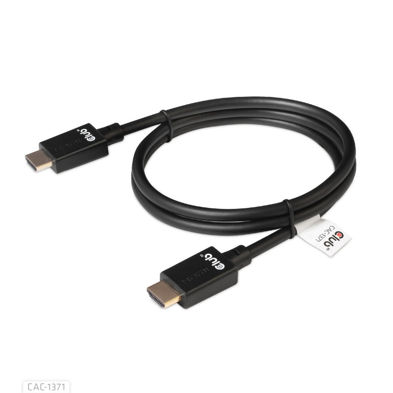 Load image into Gallery viewer, Club 3d gecertificeerde ultra high speed hdmi 2.1 kabel (zwart, 1 meter, 8k)
