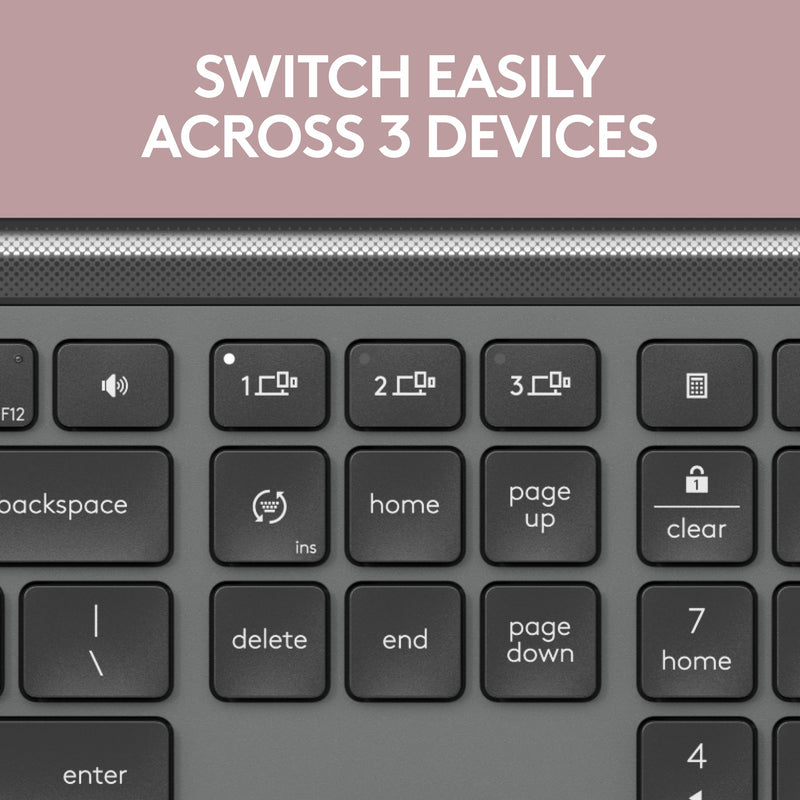 Load image into Gallery viewer, Logitech mk950 signature slim draadloze desktopset (grafiet, us-international lay-out (qwerty), 400 - 4000 dpi)
