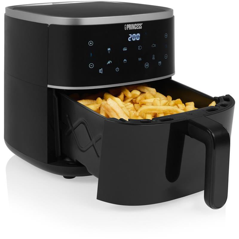 Load image into Gallery viewer, Princess 182238 digitale airfryer 4l heteluchtfriteuse (zwart, 4 liter | hetelucht | verstelbaar airfryer rek | bpa-vrij)
