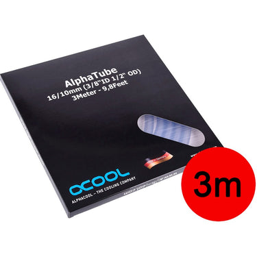 Alphacool slang alphatube hf 16 10 - 3 meter (transparant)