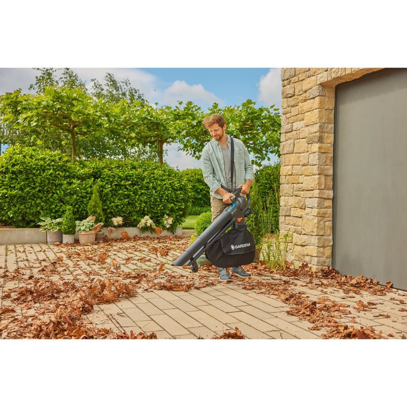 Load image into Gallery viewer, Gardena stofzuiger -blazer powerjet collect bladzuiger bladblazer (grijs zwart, accu en oplader niet inbegrepen)
