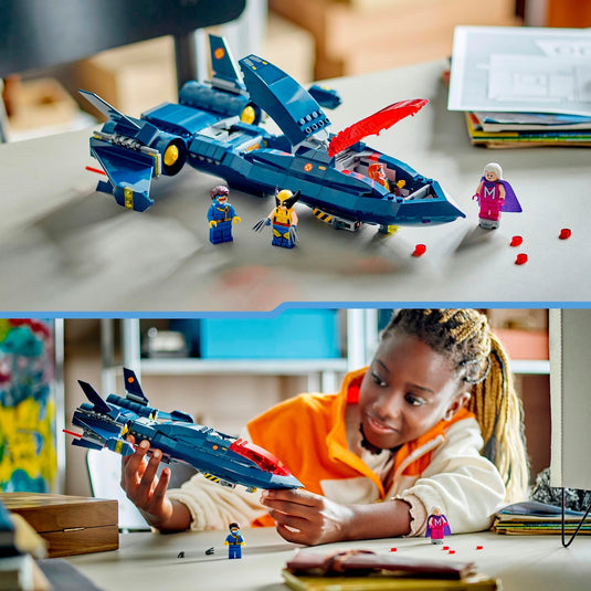 Lego marvel - x-men x-jet constructiespeelgoed (76281)