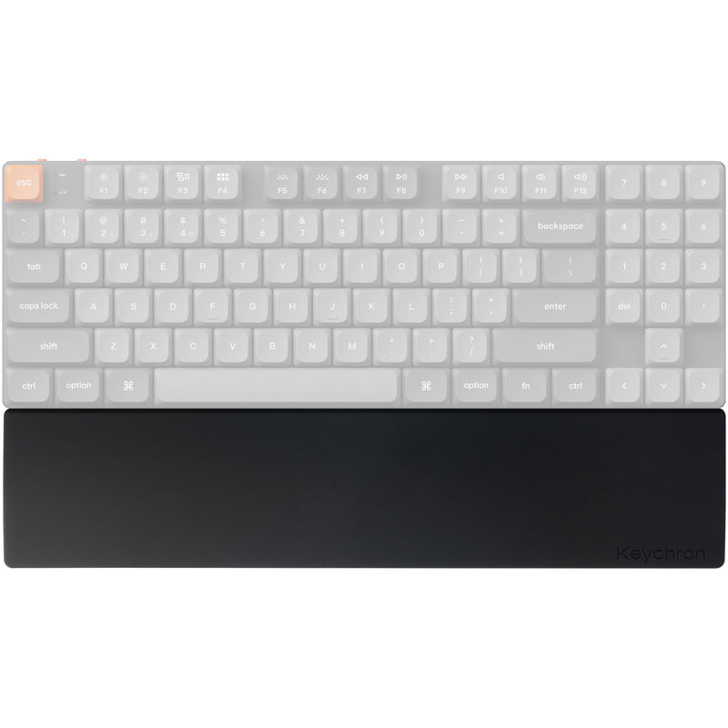 Load image into Gallery viewer, Keychron silicone palm rest voor k1 se k1 pro k1 max k13 pro k13 max k1 v6 polssteun (zwart, low profile)
