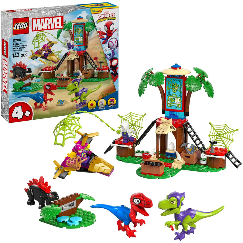 Load image into Gallery viewer, Lego spidey 11200 spidey en gobby's raptorstrijd bij de boomhut
