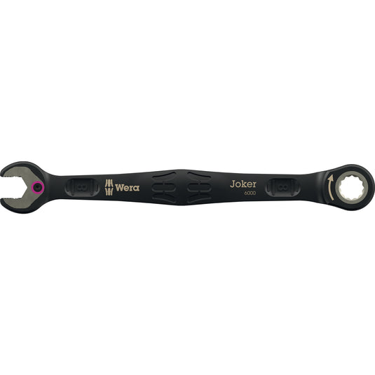 Wera 6000 joker black edition 11 set 1 steek-ringratelsleutelset, 11‑delig moersleutel (zwart)