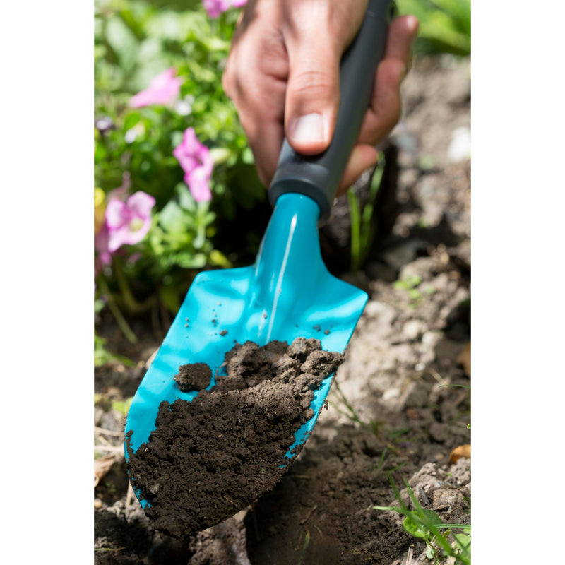 Load image into Gallery viewer, Gardena classic handschep handschepje (turquoise zwart, 8950-20)
