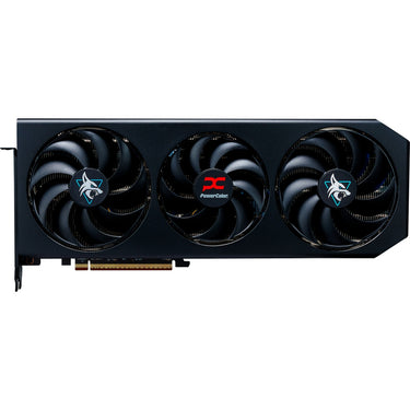 Powercolor radeon rx 9070 xt hellhound 16gb oc grafische kaart (zwart, rdna4, gddr6, 3x displayport, 1x hdmi)