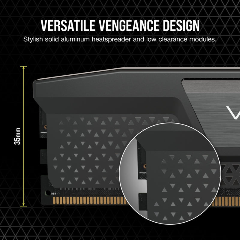 Load image into Gallery viewer, Corsair vengeance 32 gb ddr5-4800 (2x 16 gb) werkgeheugen (zwart, cmk32gx5m2a4800c40, xmp 3.0)
